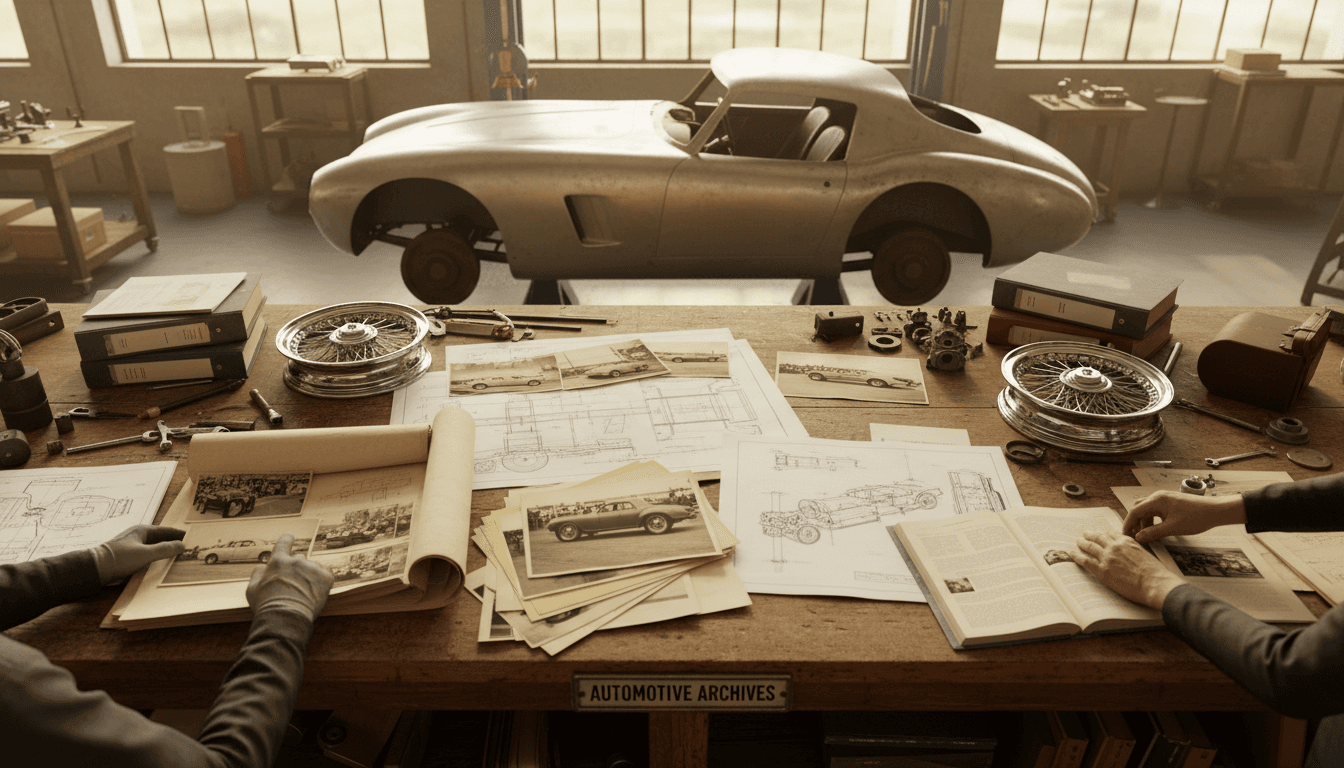 1969 Jeepster Commando stripped to frame during initial restoration phase